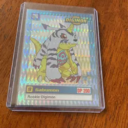 1999 Upper Deck Gabumon #9 HOLO DIGIMON CARD - RARE! Trading Cards - Image 1