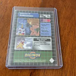 1999 Upper Deck Gabumon #9 HOLO DIGIMON CARD - RARE! Trading Cards - Image 3