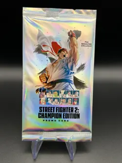 Street Fighter 2: Champion Edition Promo Card Pack PSA Magazine Exclusive Sealed - Image 1