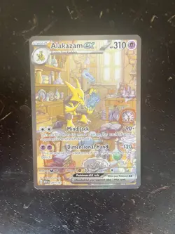 Alakazam ex Alt Art card #201/165 Scarlet and Violet 151 Pokemon card - Image 1