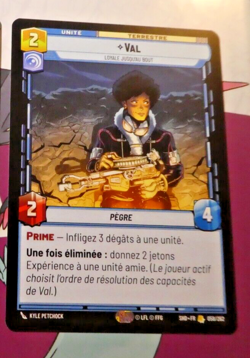 Star Wars Unlimited Ombres de la Galaxie Card Rare Carte 058/262 R FR Mint - Image 1