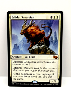 Jumpstart - Felidar Sovereign - Creature - White - Mythic - J25 198 - - Image 1