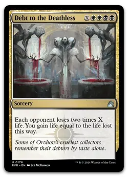 Debt to the Deathless #176 (NM) Ravnica Remastered RVR Magic MTG - Image 1