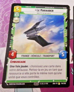 Star Wars Unlimited Ombres de la Galaxie Card Rare Carte 102/262 FR Mint - Image 1