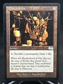 MTG Claws of Gix, Urzas Saga - LP Regular Uncommon - Image 1