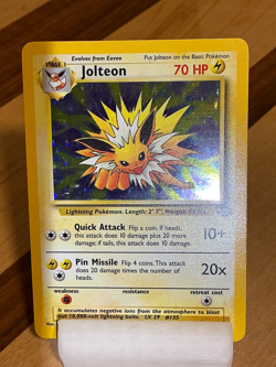 Jolteon #4 - Jungle 1999 Pokemon - 4/64 Unlimited Holo Rare *Original Owner* - Image 4