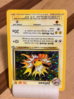 Jolteon #4 - Jungle 1999 Pokemon - 4/64 Unlimited Holo Rare *Original Owner* - Image 5