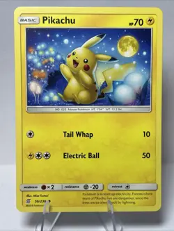 Pikachu (56) 56/236 Normal Pokemon TCG SM - Unified Minds - Image 1