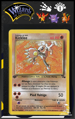 Carte Pokemon Kicklee 22/62 Edition 1 ED 1 Fossile Wizards FR - Image 1