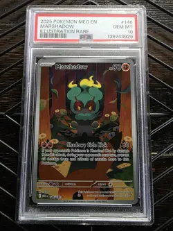 Pokemon Marshadow Mega Evolution 146/132 PSA 10 - Image 1