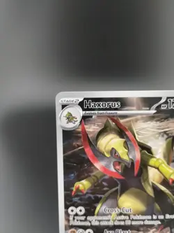Pokemon TCG Haxorus 147/086 Black Bolt Illustration Rare NM - Image 3
