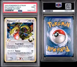 2009 Pokemon Platinum Supreme Victors Rayquaza C 8/147 Holo PSA 9 Mint - Image 3