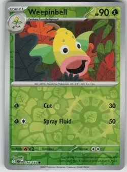 Pokemon TCG Weepinbell Common Reverse Holo SV: Scarlet & Violet 151 070/165 - Image 1