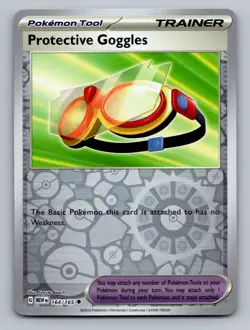 Protective Goggles 164/165 Uncommon 151 Pokemon Reverse Holo Near Mint - Image 1