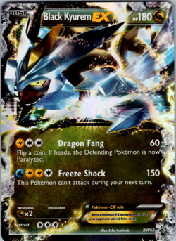 Black Kyurem EX BW62 Pokemon Black & White Promo Ultra Rare Card - Image 1