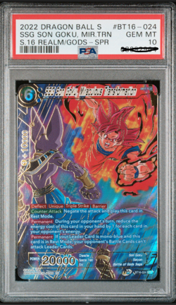 2022 DRAGON BALL SUPER CARD GAME SERIES 16 REALM OF THE GODS | SPECIAL RARE #BT1 - Image 1