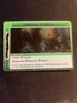 Mipedim Tropics - Rare - Chaotic Card - Alliances Unraveled N/M - Image 1