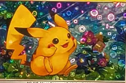 Pikachu - (General Mills Promo) SM86 Miscellaneous Cards & Products Holo - Image 3