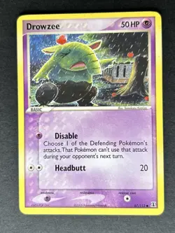 Pokemon TCG Drowzee EX Delta Species 67/113 Regular Common Card - Image 1