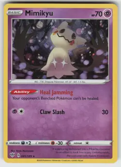 Mimikyu - (Cosmos Holo) Promo Miscellaneous Cards & Products 081/189 Pokemon - Image 1