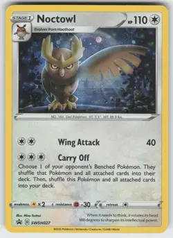 Noctowl - Promo SWSH: Sword & Shield Promo Cards SWSH027 Pokemon - Image 1