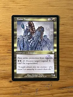 MTG – Magic the Gathering – Tsabo Tavoc – Invasion – Pro Tour Stamped – NM - Image 1