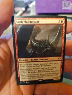 MTG - Commander 2020 - Surly Badgersaur - NM - NF - Image 1
