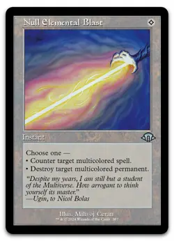 Null Elemental Blast (Retro Frame) #387 (NM) Modern Horizons 3 MH3 Magic MTG - Image 1