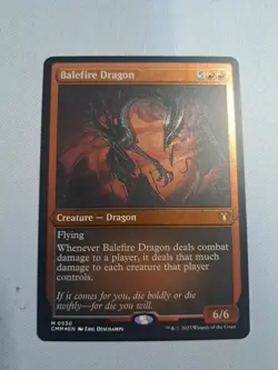 MTG: Balefire Dragon (Foil Etched) (LP): Commander Masters - Image 1
