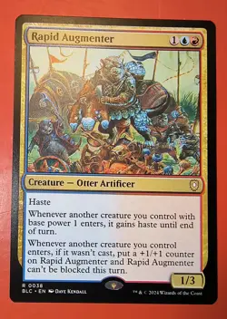 MTG, MAGIC: RAPID AUGMENTER, 0038, BLC, REGULAR, RARE, NM, - Image 1