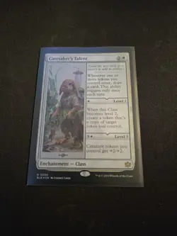 MTG Caretaker's Talent #6 Rare Foil NM/Mint Bloomburrow - Image 1