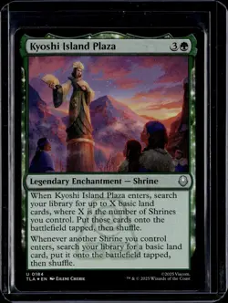 Kyoshi Island Plaza - 184 - Foil - TLA - NM - MTG Magic the Gathering - Image 1
