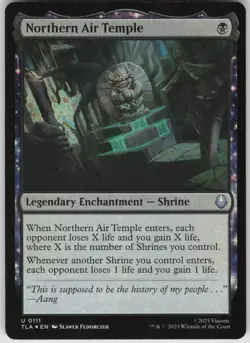 MTG Northern Air Temple Foil NM Avatar: The Last Airbender Magic 111 - Image 1