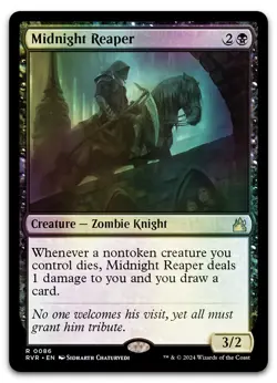 Midnight Reaper #86 (Foil) (NM) Ravnica Remastered RVR Magic MTG - Image 1