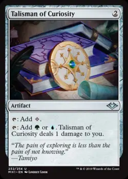 MTG English Talisman of Curiosity NM Normal Modern Horizons - Image 1