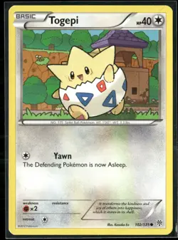 Pokemon - Togepi 102/135 Regular Plasma Storm LP - Image 1