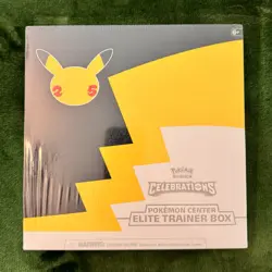 Pokemon 25th Anniversary Celebrations Pokemon Center ETB NEW Sealed (Corner Rip) - Image 1