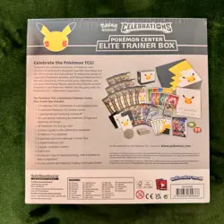 Pokemon 25th Anniversary Celebrations Pokemon Center ETB NEW Sealed (Corner Rip) - Image 3