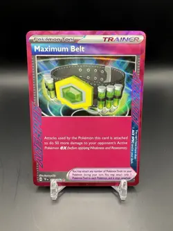 Pokemon Maximum Belt 154/162 SV05: Temporal Forces Holo Ace Spec - Image 1