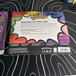 2x Pokemon Mega Evolution Ascended Heroes Tech Sticker (6 Packs) Gastly Gengar - Image 2