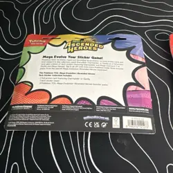 2x Pokemon Mega Evolution Ascended Heroes Tech Sticker (6 Packs) Gastly Gengar - Image 3