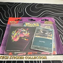 2x Pokemon Mega Evolution Ascended Heroes Tech Sticker (6 Packs) Gastly Gengar - Image 5
