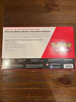 Sams Club Pokemon White Flare Binder Collection & Poster Collection MINT SEALED - Image 2