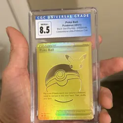Pokemon Poke Ball SWSH146 Celebrations Ultra Premium Promo Holo 2021 CGC 8.5 - Image 1