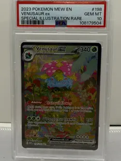 Pokemon TCG Venusaur ex 198/165 Scarlet & Violet 151 Special Illustration Rare … - Image 1