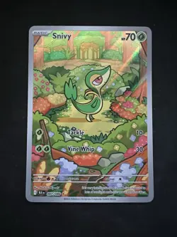 Snivy 087/086 Illustration Rare SV: Black Bolt - English Pokemon TCG NM - Image 1