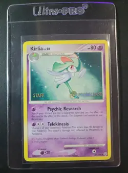 Pokemon Kirlia 53/132 Secret Wonders Prerelease STAFF Promo NM!! - Image 1