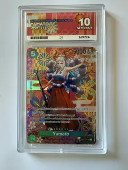 Yamato SP SEC OP01-121 OP05 Alternate Art One Piece Card English Ace 10 - Image 1