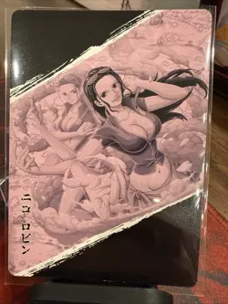 ONE PIECE TCG Card - Manga Anime Full Art - SR HOLO - NICO ROBIN WAIFU - OP-S1 - Image 2