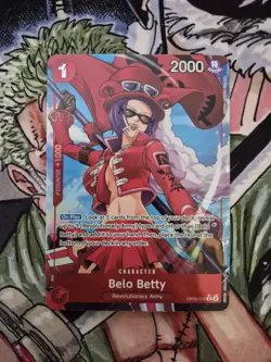 BELO BETTY - One Piece OP05-015 - AA Alt Art Rare - Premium Booster Vol. 1 PRB01 - Image 1